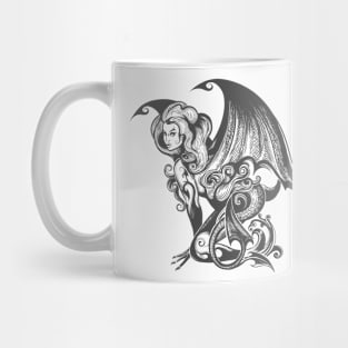 Succubus Demon Illustration Mug